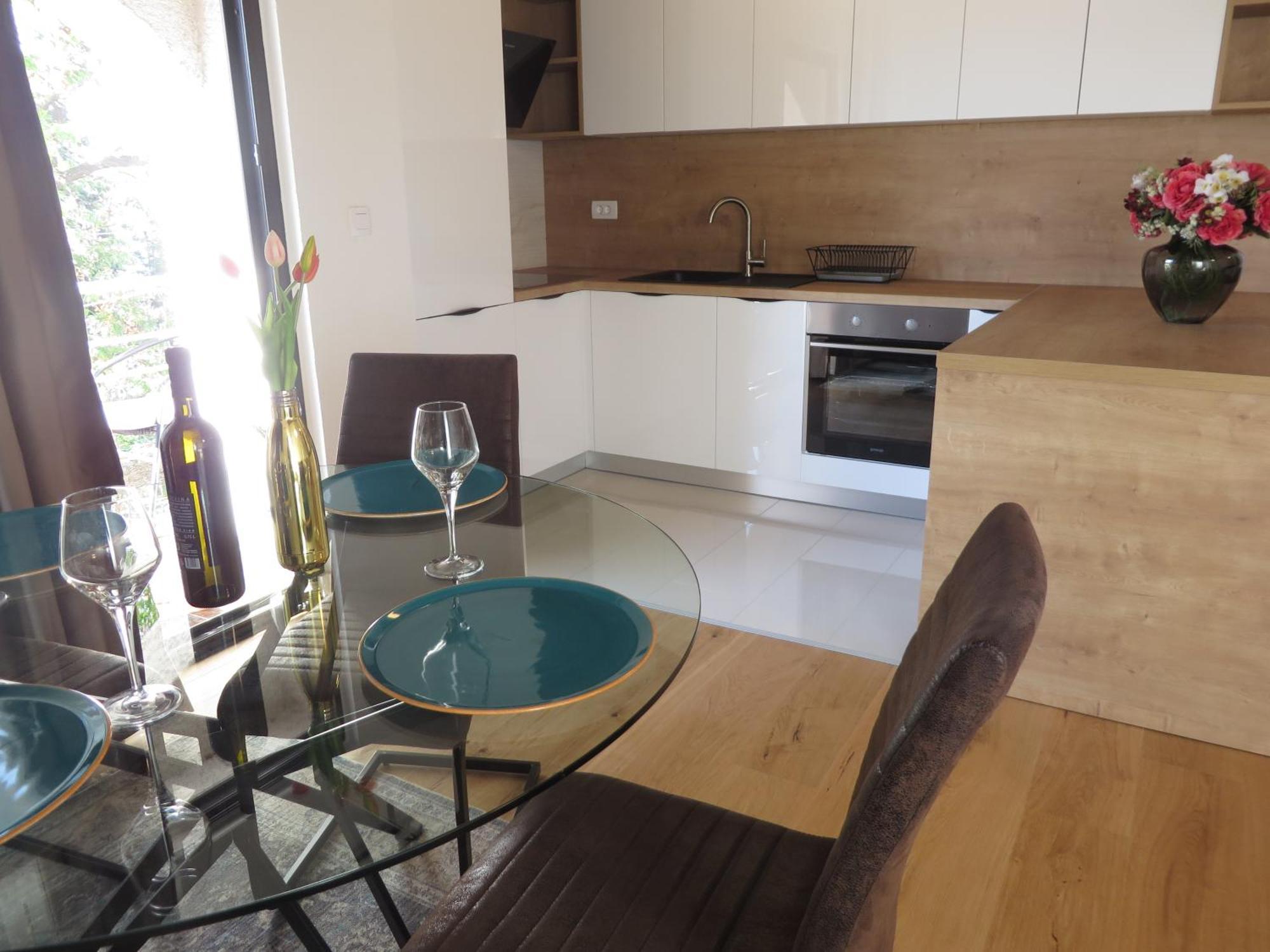 Apartments Amfa Biograd Na Moru Rum bild